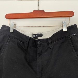 Vans stretch chino pants in black size 34